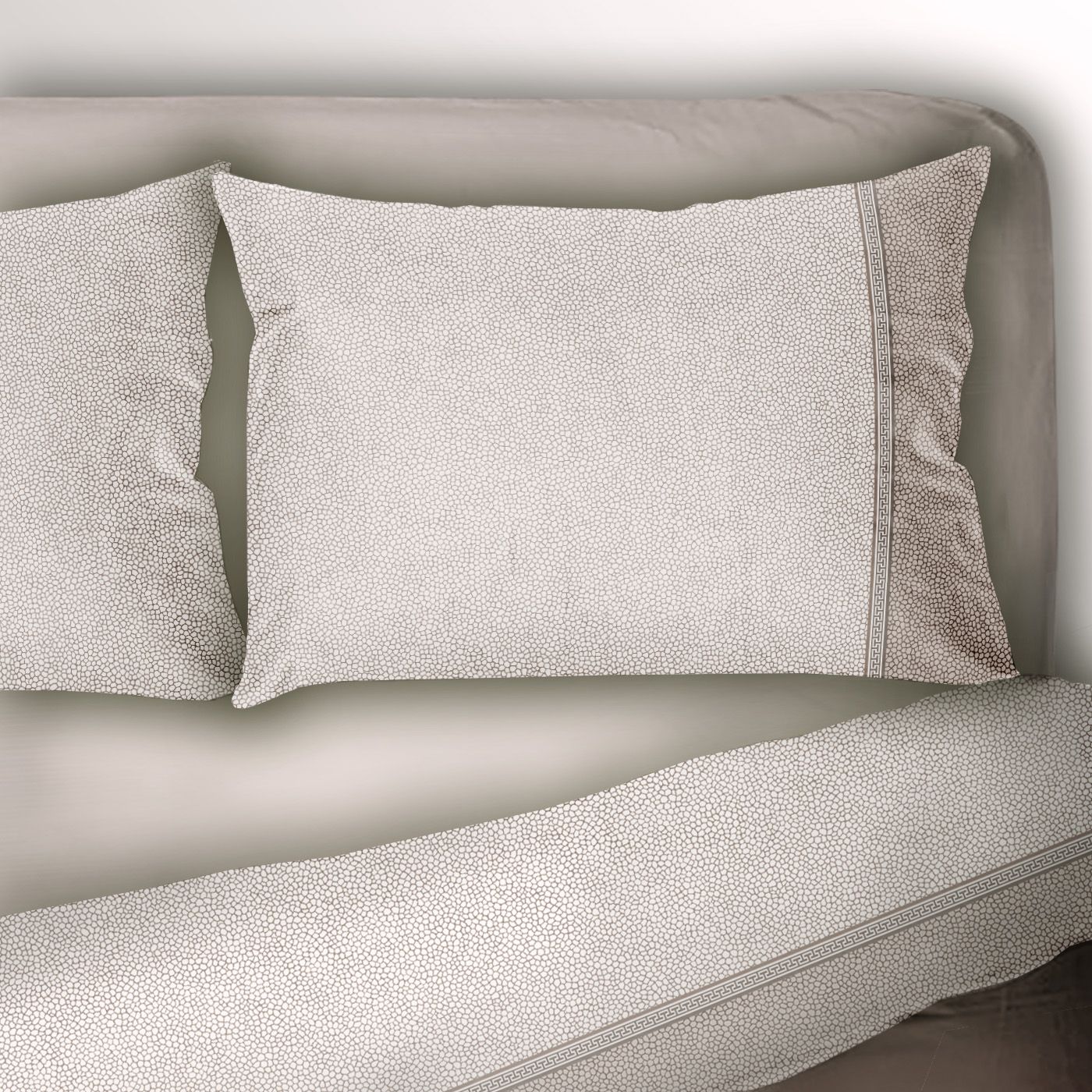 completo letto flanella terra di sonora Beige