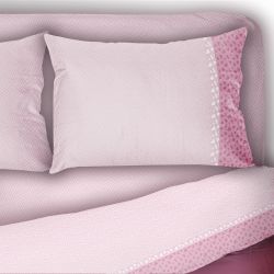 completo letto flanella brescia rosa