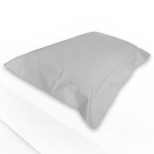 COPPIA FEDERE I SOGNI TINTA UNITA 3 VOLANI CON CORDONETTO Grigio Chiaro