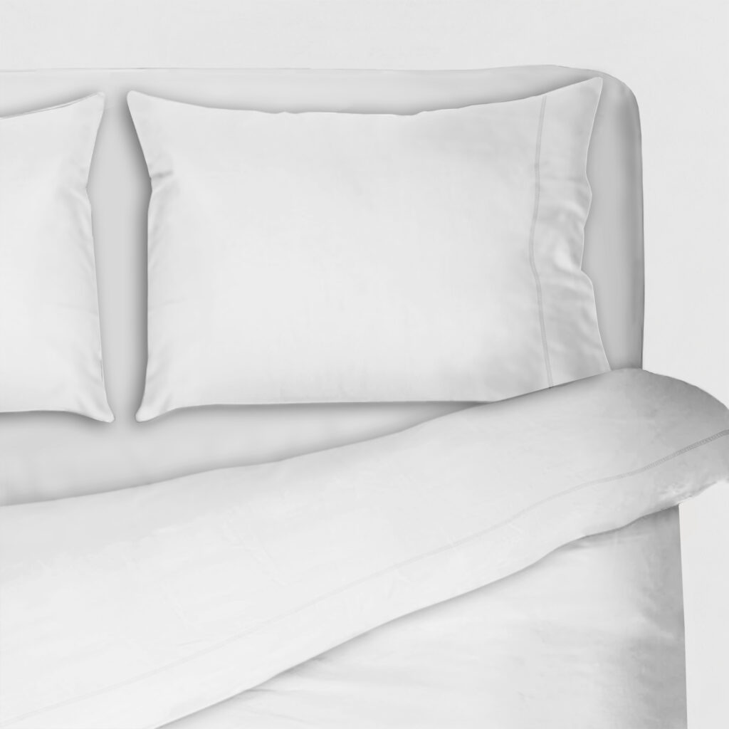 Completo Letto Tinta Unita Tra le Braccia di Morfeo Bianco