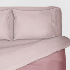 Completo Letto Tinta Unita Tra le Braccia di Morfeo Rosa
