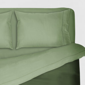 Completo Letto Tinta Unita Tra le Braccia di Morfeo salvia