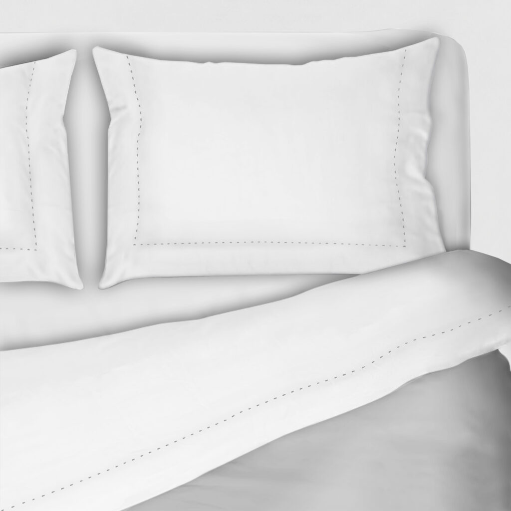 Completo Letto Tinta unita I Sogni 3 Volani Bianco