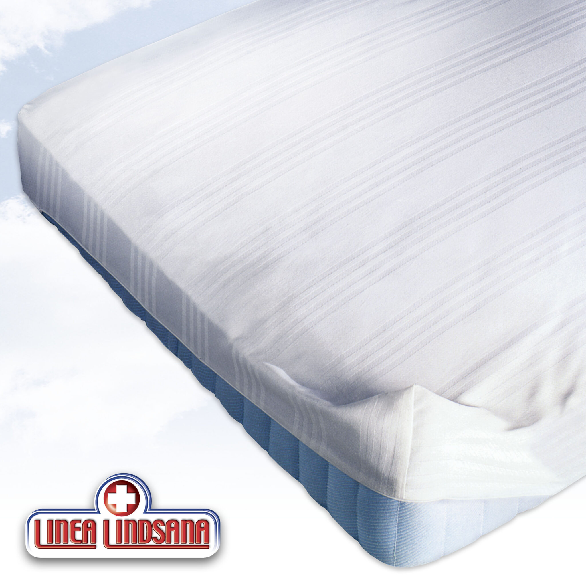 Coprimaterasso Con Angoli Allergy Relief, Cotone 300 Fili, Imbottitura Ipoallergenica, Adatto A Materassi Fino A 45 Cm