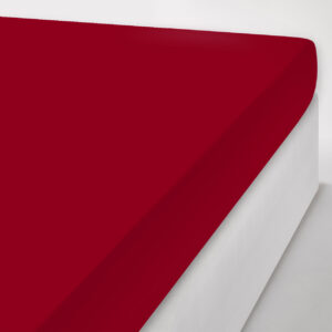 Lenzuola da Sotto con Angoli Tinta Unita I Sogni Bordeaux