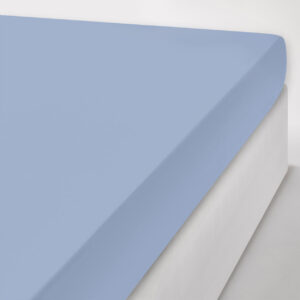 Lenzuola da Sotto con Angoli Tinta Unita I Sogni Celeste