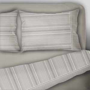 completo letto Le Vie del Grano beige