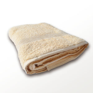 Set bagno Tre Pezzi Spugna di Cotone Beige