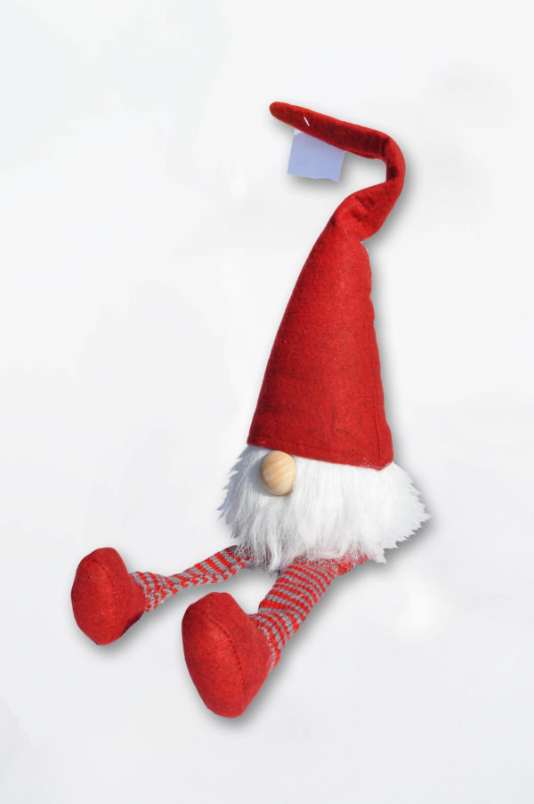 Gnomo Seduto Natalizio 30 cm - immagine 2