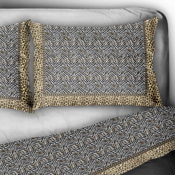 Completo Letto Zebra Leopardo Wild