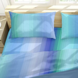 Meadow Park Set Copripiumino King Size In Lino E Cotone Beige - 3 Pezzi Con Federe, Trapunta Leggera E Traspirante