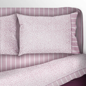Completo Letto Teseo Rosa Cipria