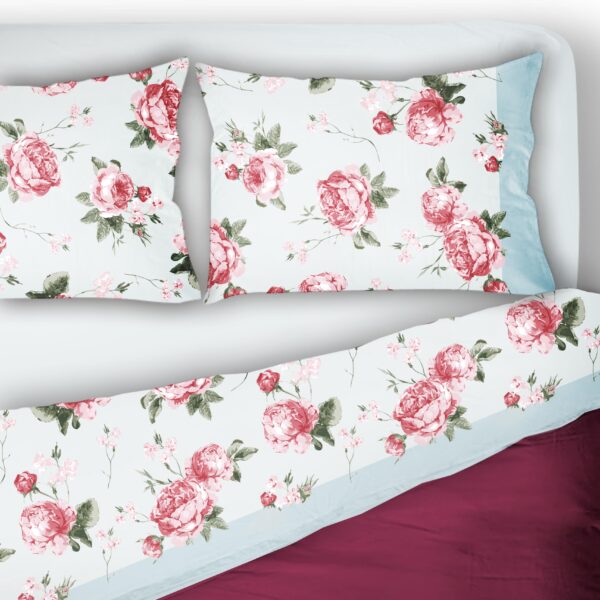 Completo Letto Rosa Inglesi Rosa