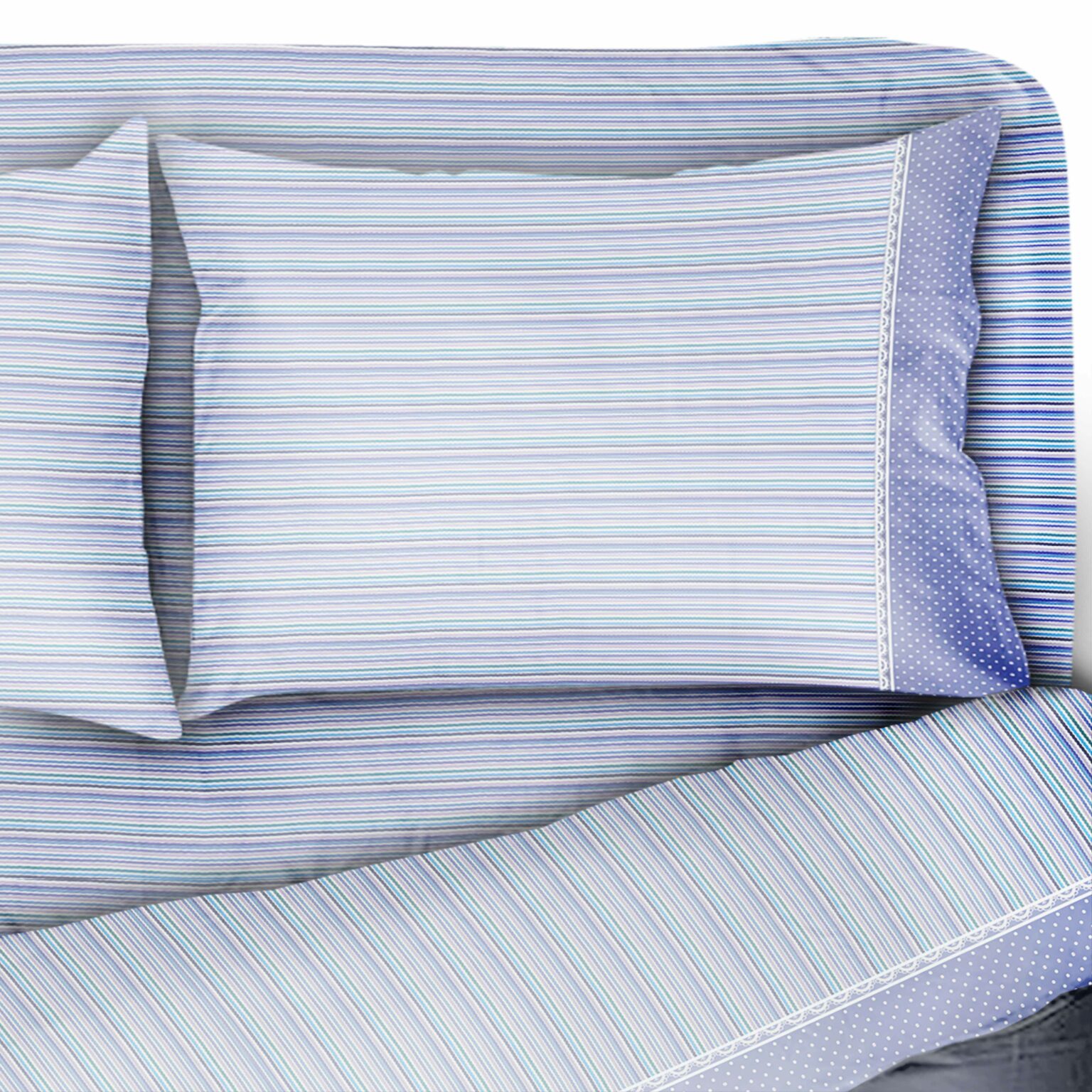 Euroricami Lenzuolo Singolo 1 Piazza Ricamato Bianco - 100% Cotone Con Federa, Cm 180x270