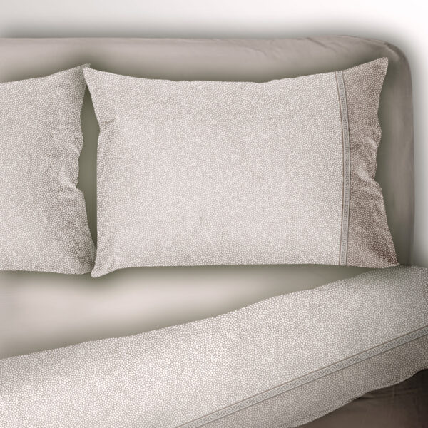 completo letto flanella terra di sonora Beige