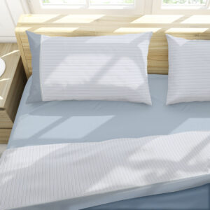 Completo Letto Livorno - Blu scuro navy, Matrimoniale 2 Piazze