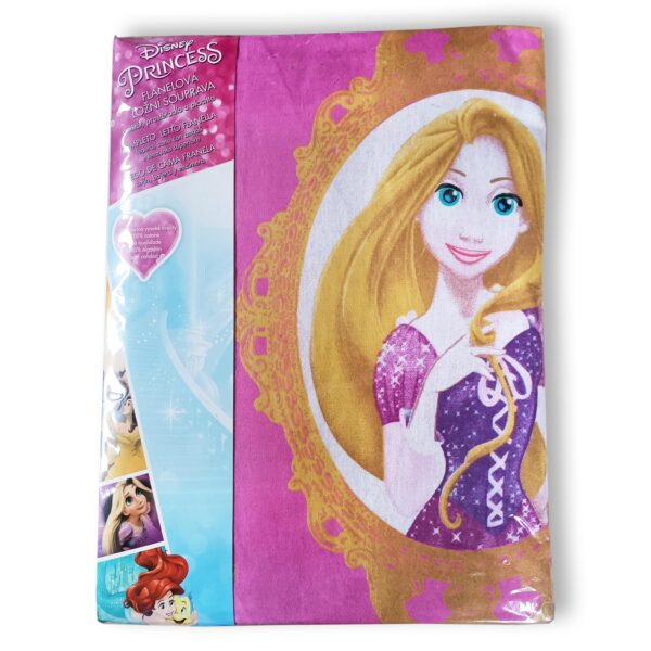 Set lenzuola calda Flanella Principesse Disney (Ariel, Cenerentola, Rapunzel)