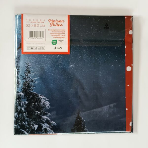 Federa Cuscino letto Fantasia Notte di Natale - immagine 2
