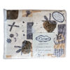 Copripiumino Puro Cotone Patchwork Cuori Fiocchi e fiori Crema