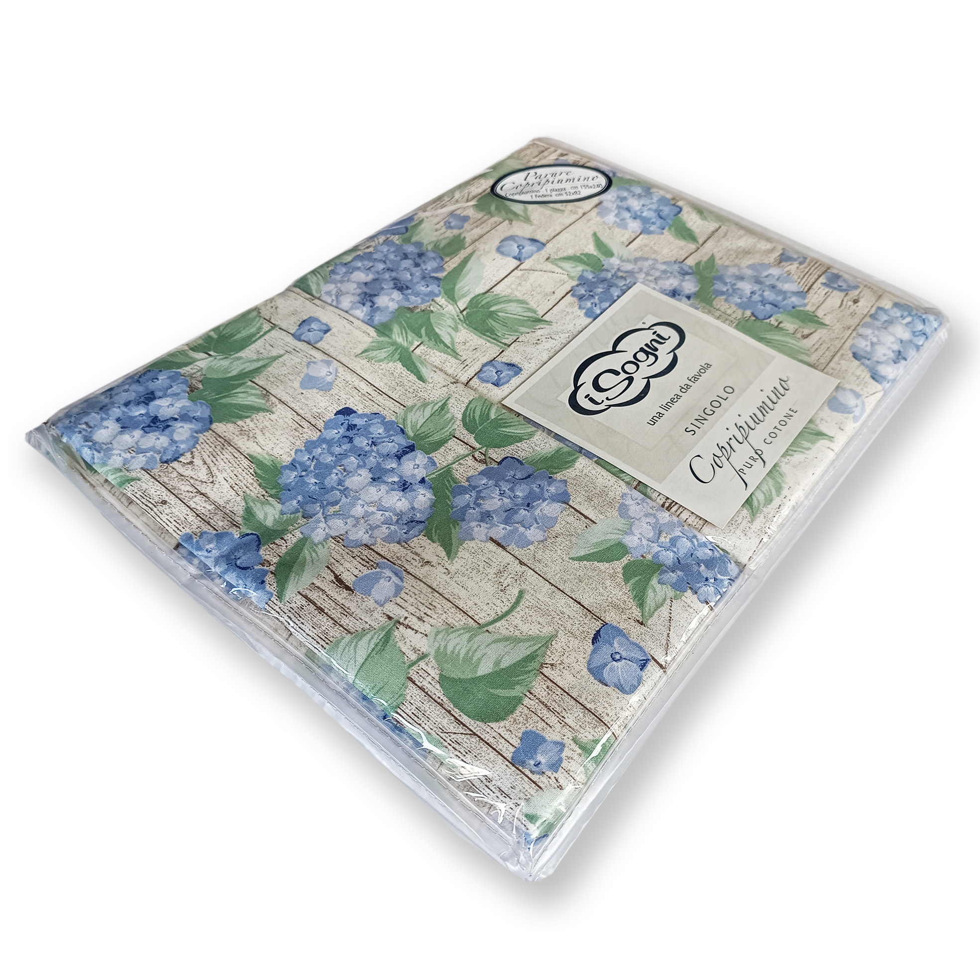 ATMOSPHERA Copripiumino Carina In Cotone - Verde Celeste - 140x200 Cm - 3